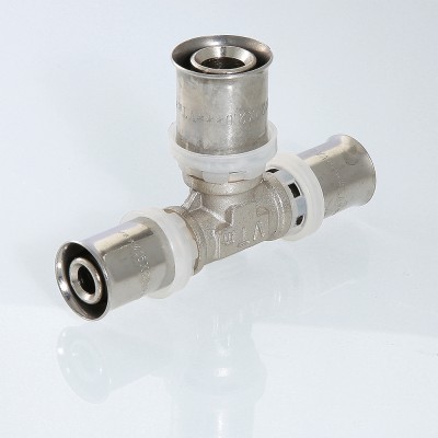 VTm.231.N.322626 Пресс-фитинг – тройник Valtec 32 х 26 х 26 мм  - Вид №7