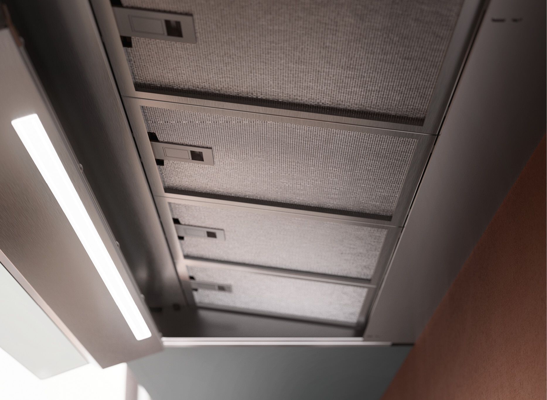 Встраиваемая вытяжка из нержавеющей стали со встроенным освещением Falmec дизайн ARCH-00124581 - Вид №2