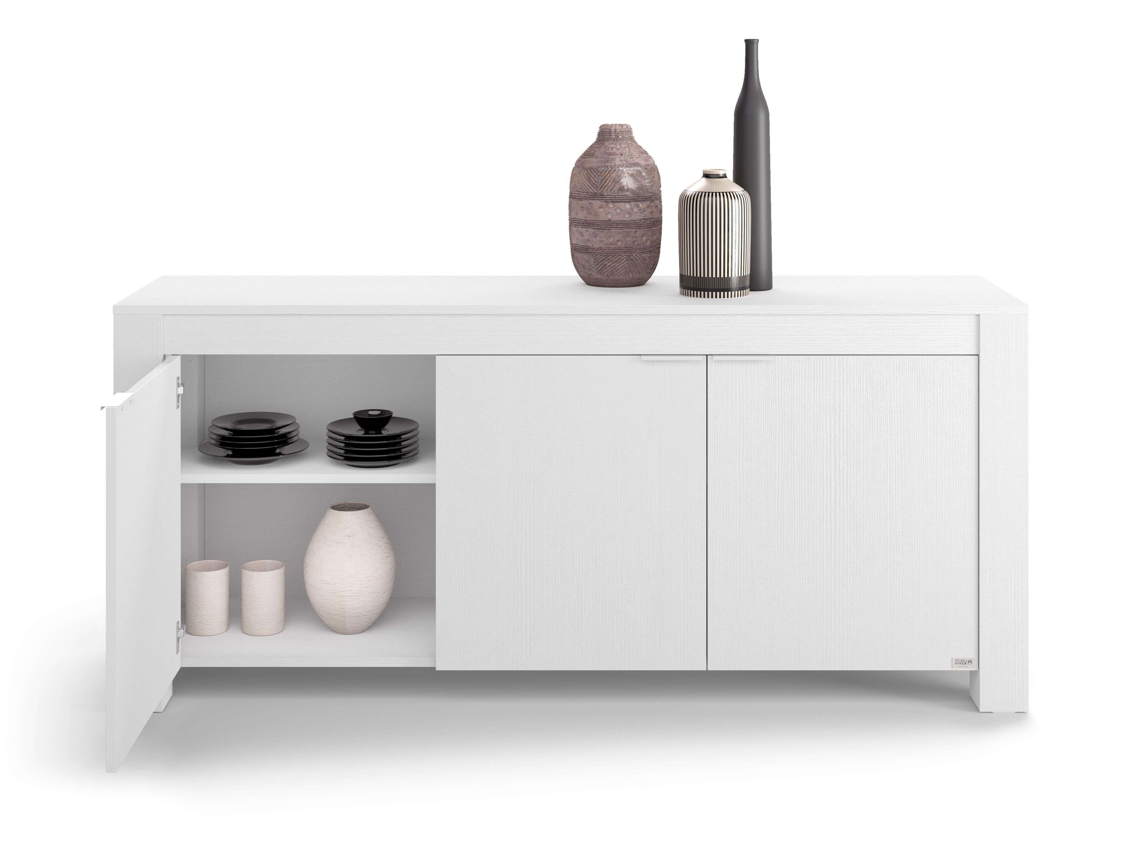 Шкаф из белого ясеня с распашными дверями Mobili Fiver Rachele ARCH-00078906 - Вид №1