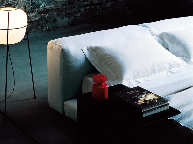 Living Divani Двуспальная кровать с мягким изголовьем Wall sun-id-1391336 - Вид №2