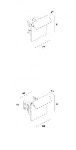 DGA Настенная светодиодная лестница из алюминия для улицы Piega sun-id-1387039 - Вид №4