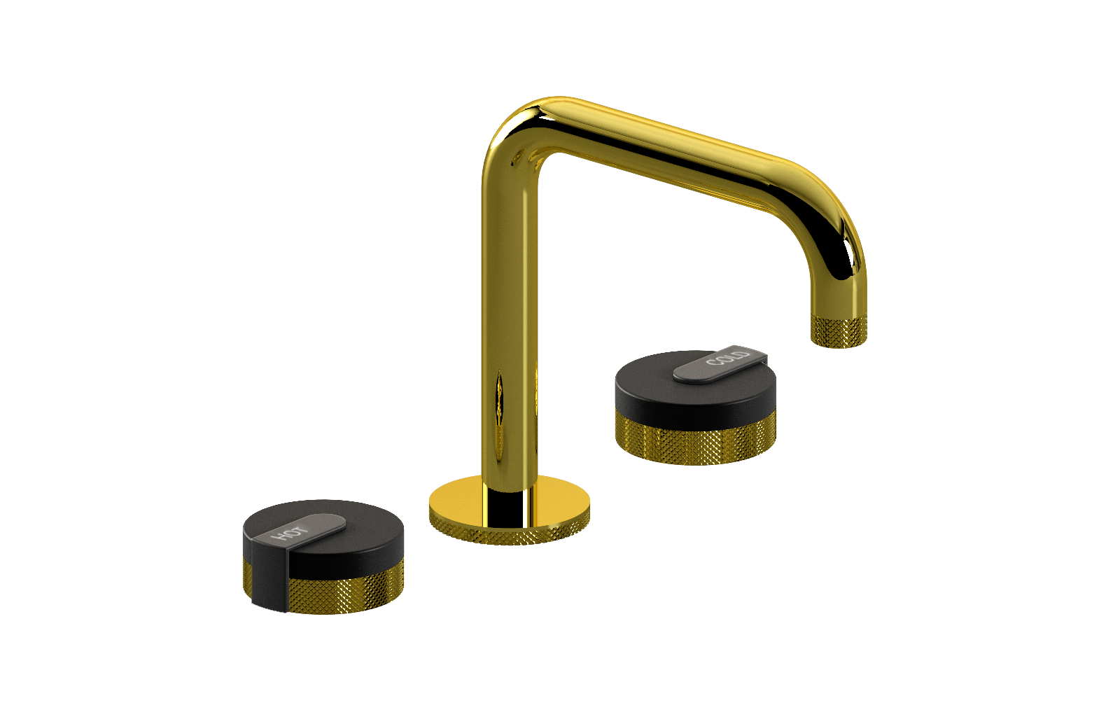 E-11511-R1MBK-L1BK-PB Смеситель для умывальника на 3 отвертия GRAFF MOD+