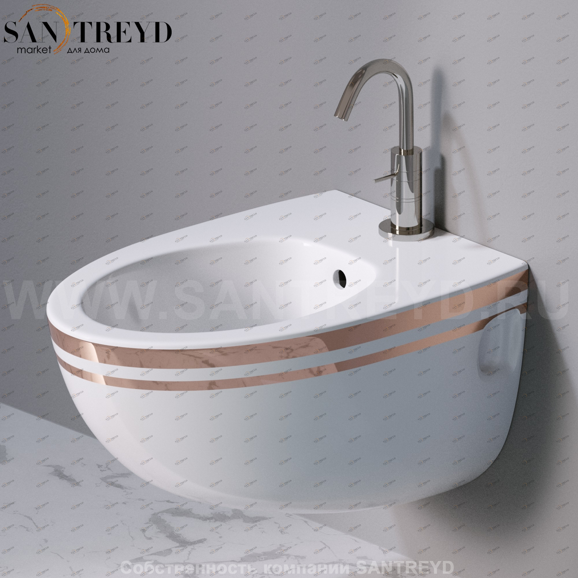 S512467R Биде подвесное OVAL A. e T. Italia AeT ITALIA