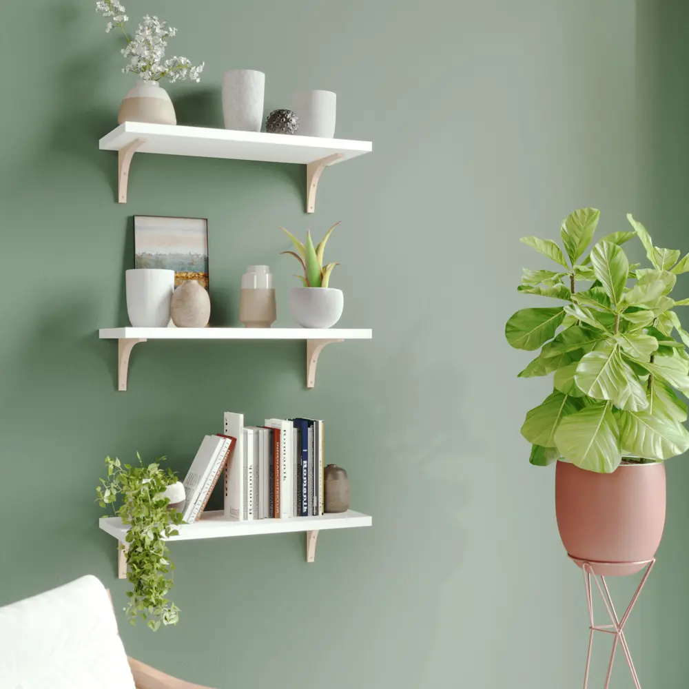 SPACEO Кронштейн деревянный для полок с лакированной отделкой 85002138 STLM-1097023 - Вид №4