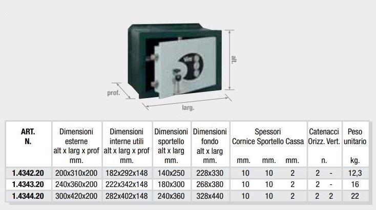 VIRO Встроенный комбинированный сейф с ключом sun-id-1388776 - Вид №5