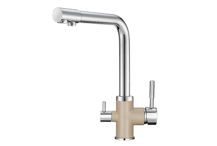 3015, XРОМ/ПЕСОК, СМЕСИТЕЛЬ КУХОННЫЙ GRANULA 3015-ST172 - Вид №1