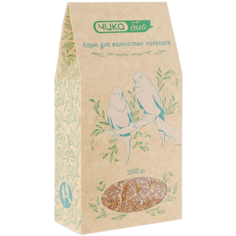 ПР0047714 Корм для птиц БИО Смесь для волнистых попугаев 950г ЧИКА 