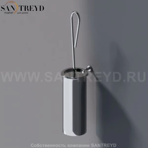 Agape O Туалетный ёрш настенный хромированный AFER0869A