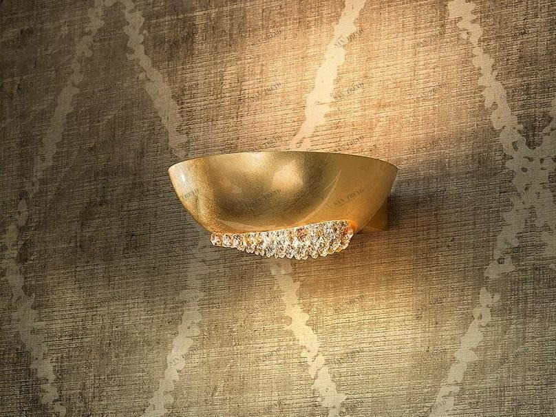 Masiero Настенный светильник из металла с кристаллами swarovski® Blink sun-id-1468503