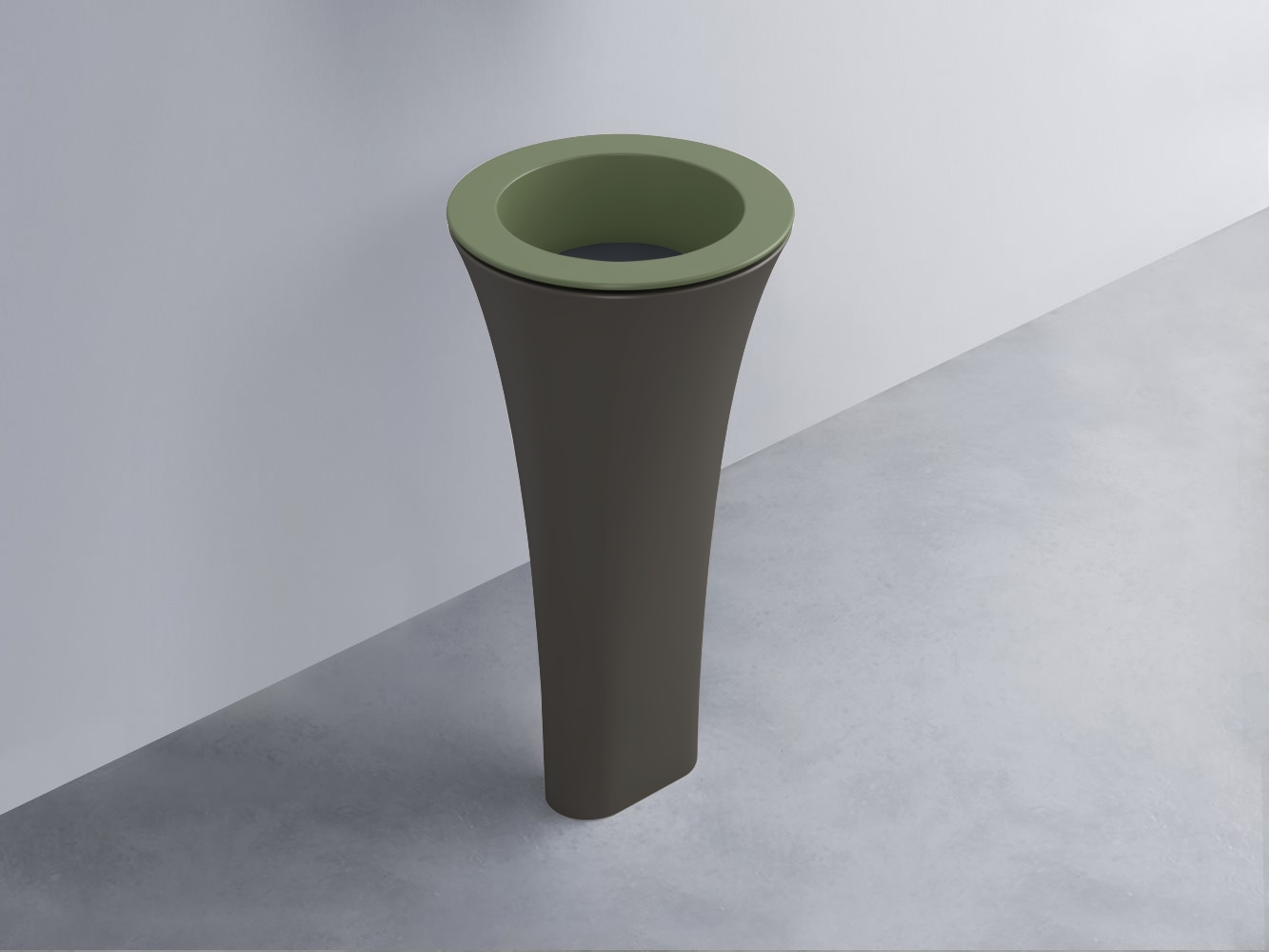 AMLA45-AG+AMPILT-BA+AMCOLT-FN Раковина Amedeo Tondo отдельностоящая cielo Enjoy + Amedeo Ceramica Cielo