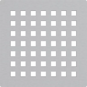 Решетка для cливных трапов из нержавеющей стали 102×102 мм, нержавеющая сталь