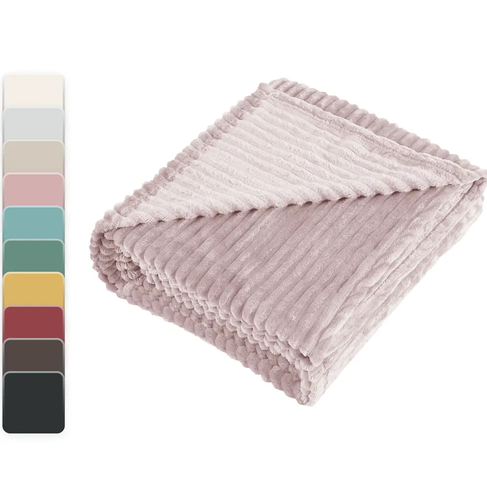 INSPIRE Плед Bohemia 6 — розовый велсофт для уюта и стиля 89025383 Line STLM-1476266