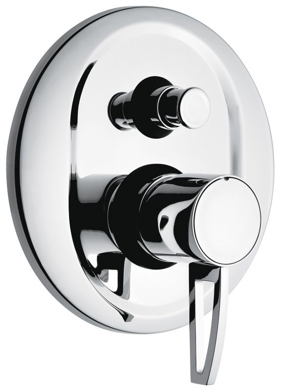 83019LACR Внутристенный смеситель Minu на 2 выхода, цвет хром EMMEVI Minù