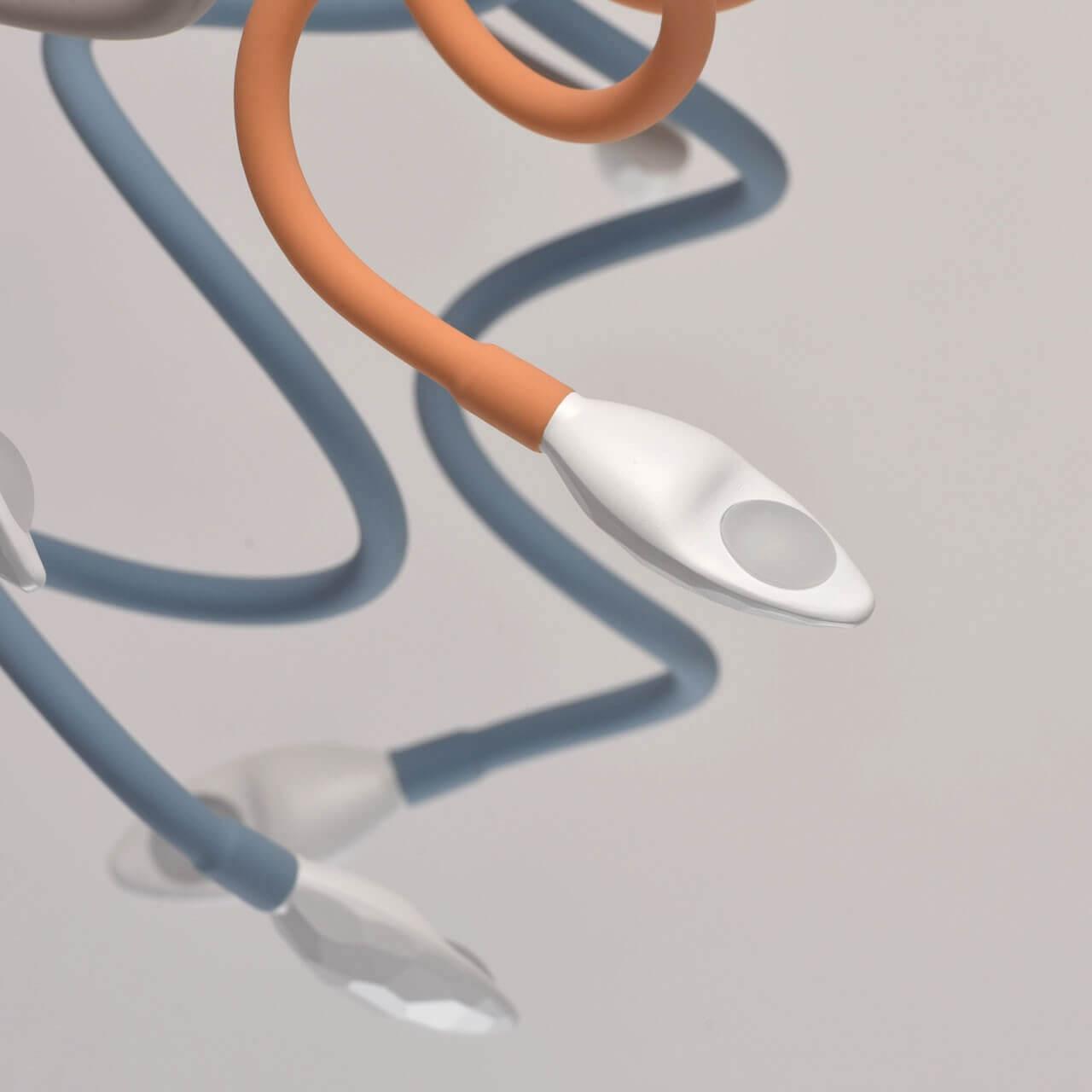 Потолочная светодиодная люстра "Зиген" DE MARKT ЗИГЕН 326544 Фиолетовый  - Вид №2