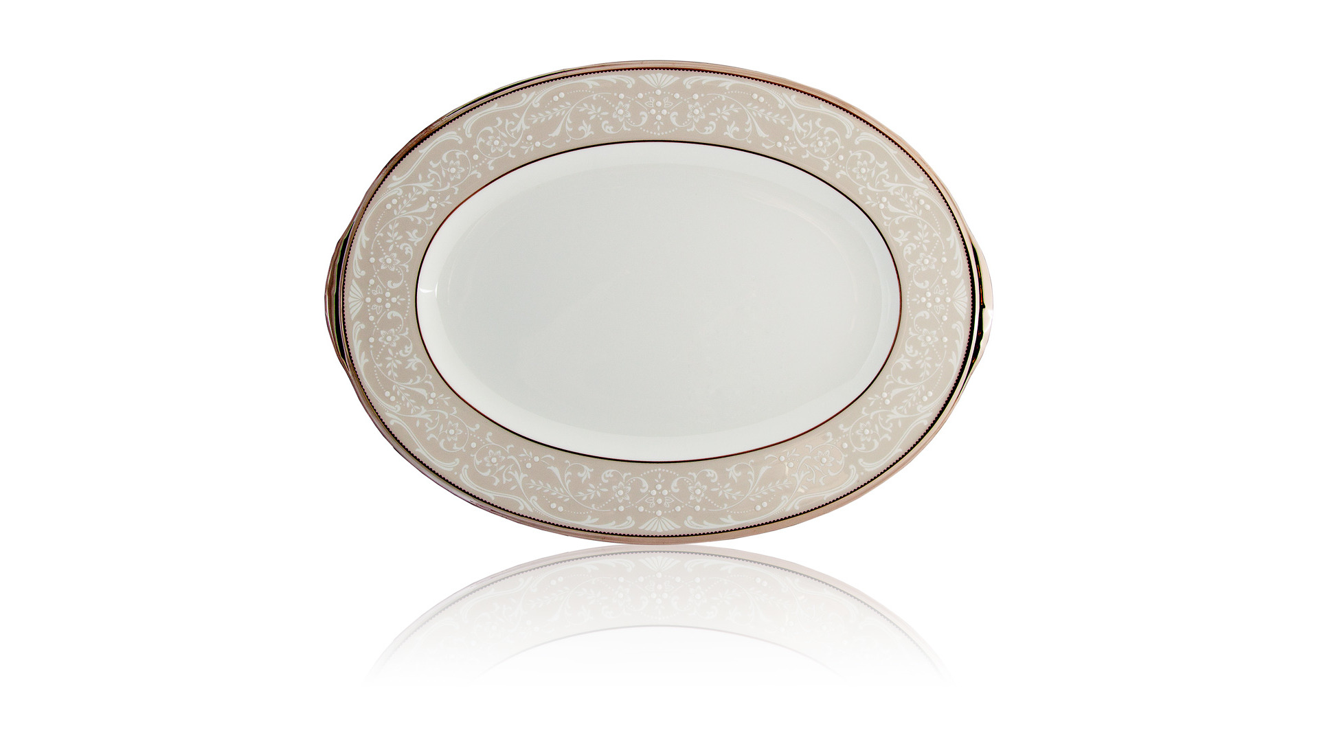 10676106 Noritake Сервиз столовый Noritake Серебряный дворец на 6 персон 20 предметов, фарфор Фарфор костяной  - Вид №1