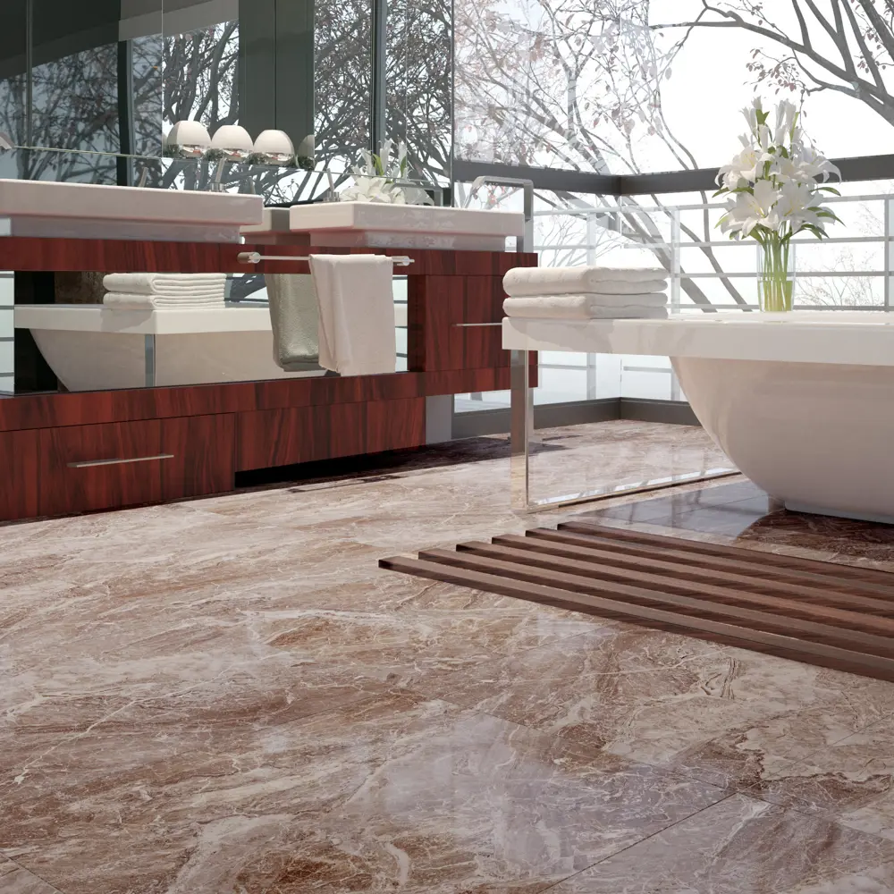 Керамогранит Damascata цвет коричневый 59.5Х59.5 см 1,06 м² 13476358 STLM-2092904 Golden Tile