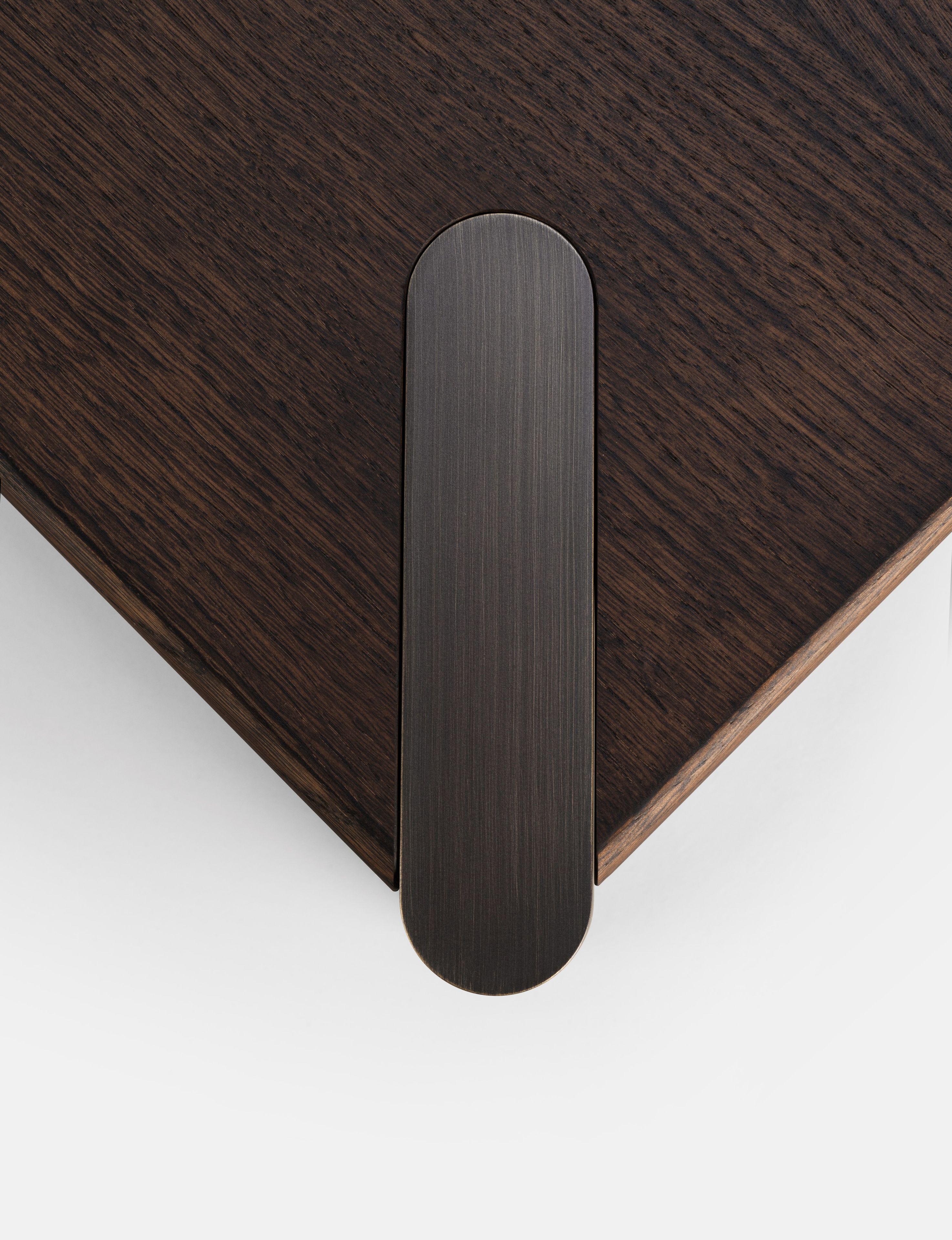 Прямоугольный низкий журнальный столик из дуба GHIDINI1961 восемьдесят ARCH-00048912 - Вид №3