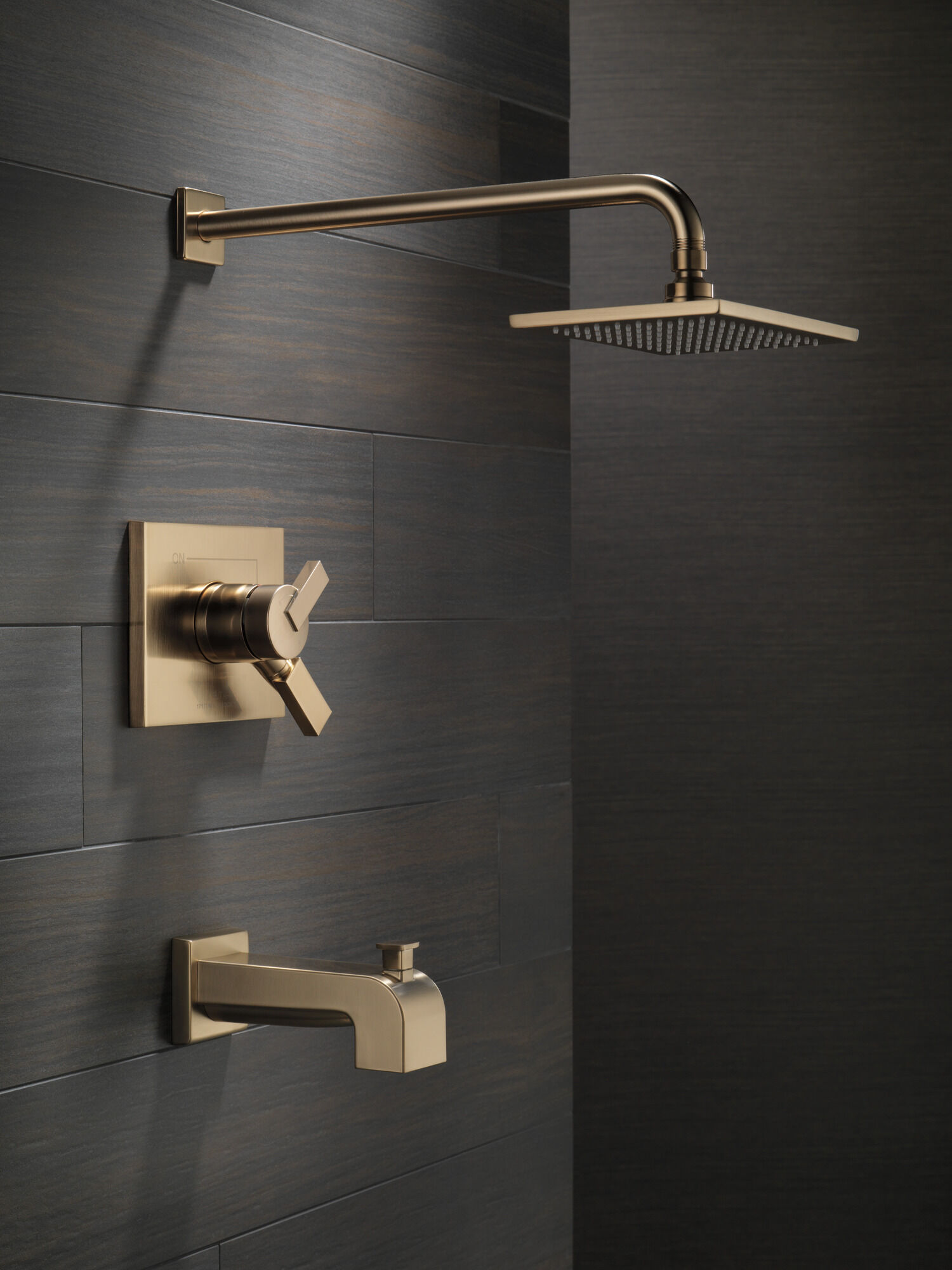 T17453-CZ Для ванны и душа Monitor® 17 Series Delta Faucet Vero Шампанское бронза - Вид №4