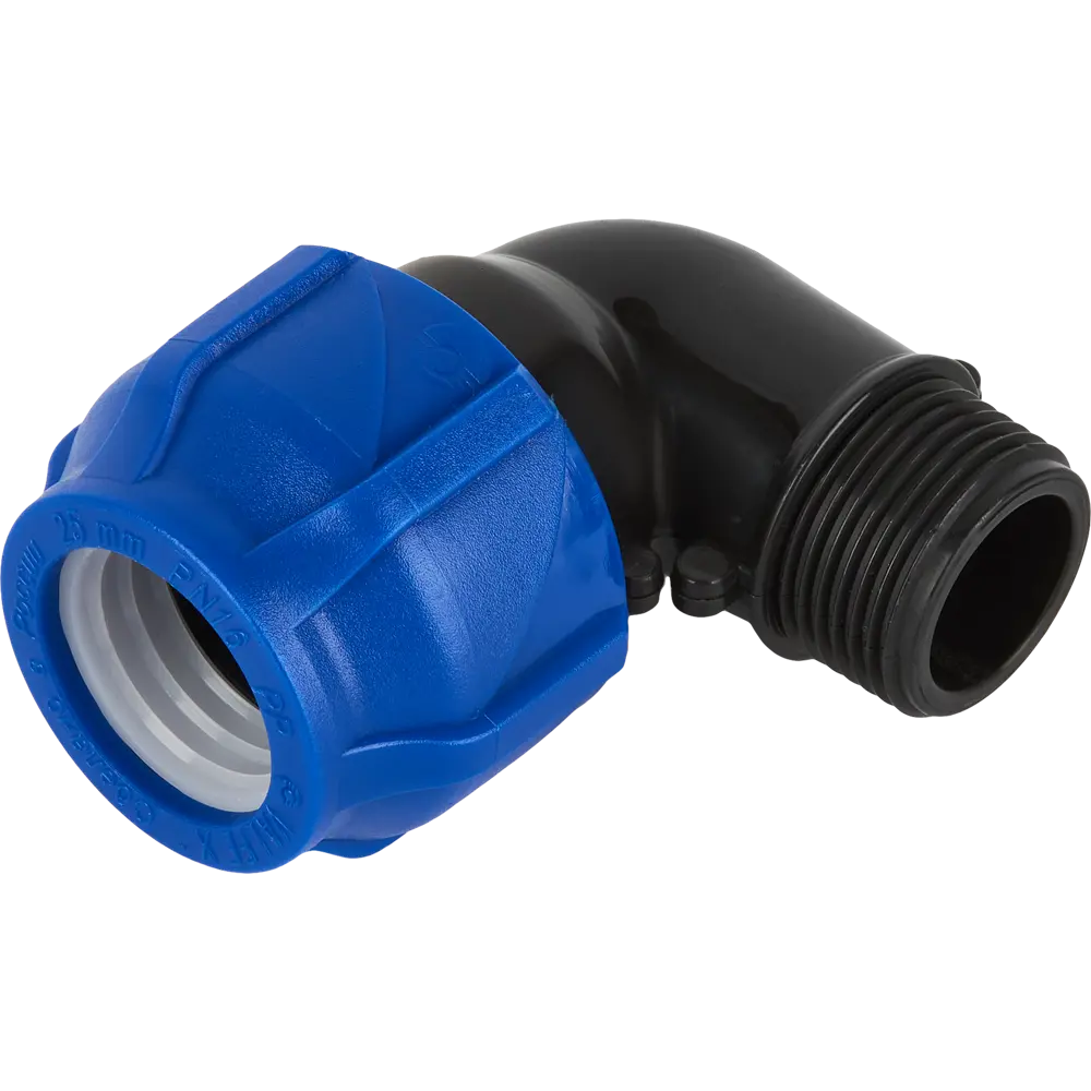 Отвод комбинированный 90° ПНД Valfex 3/4"x25 мм НР 1210012425034 89106794 STLM-2150523 