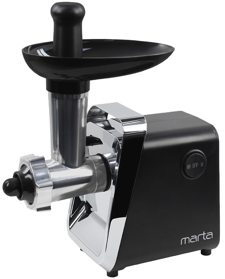 9071948 Мясорубка электрическая MARTA MT-MG2028A черный STDN-0150282 - Вид №4