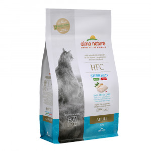 ПР0059799 Корм для кошек Adult Sterilized Cod для стерилизованных свежая треска сух. 1,2кг Almo Nature