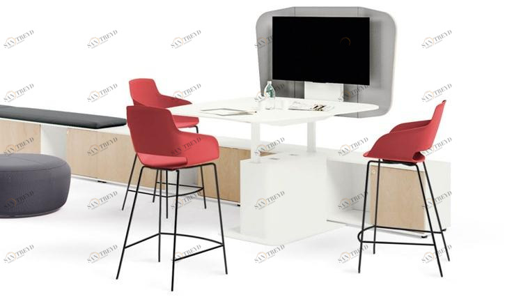 Sinetica Мультимедийный стол для переговоров из дерева с регулируемой высотой You fit sun-id-1434657