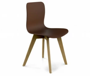 Стул DSW коричневый S42 (eames style) SHEFFILTON EAMES STYLE 015605 Коричневый