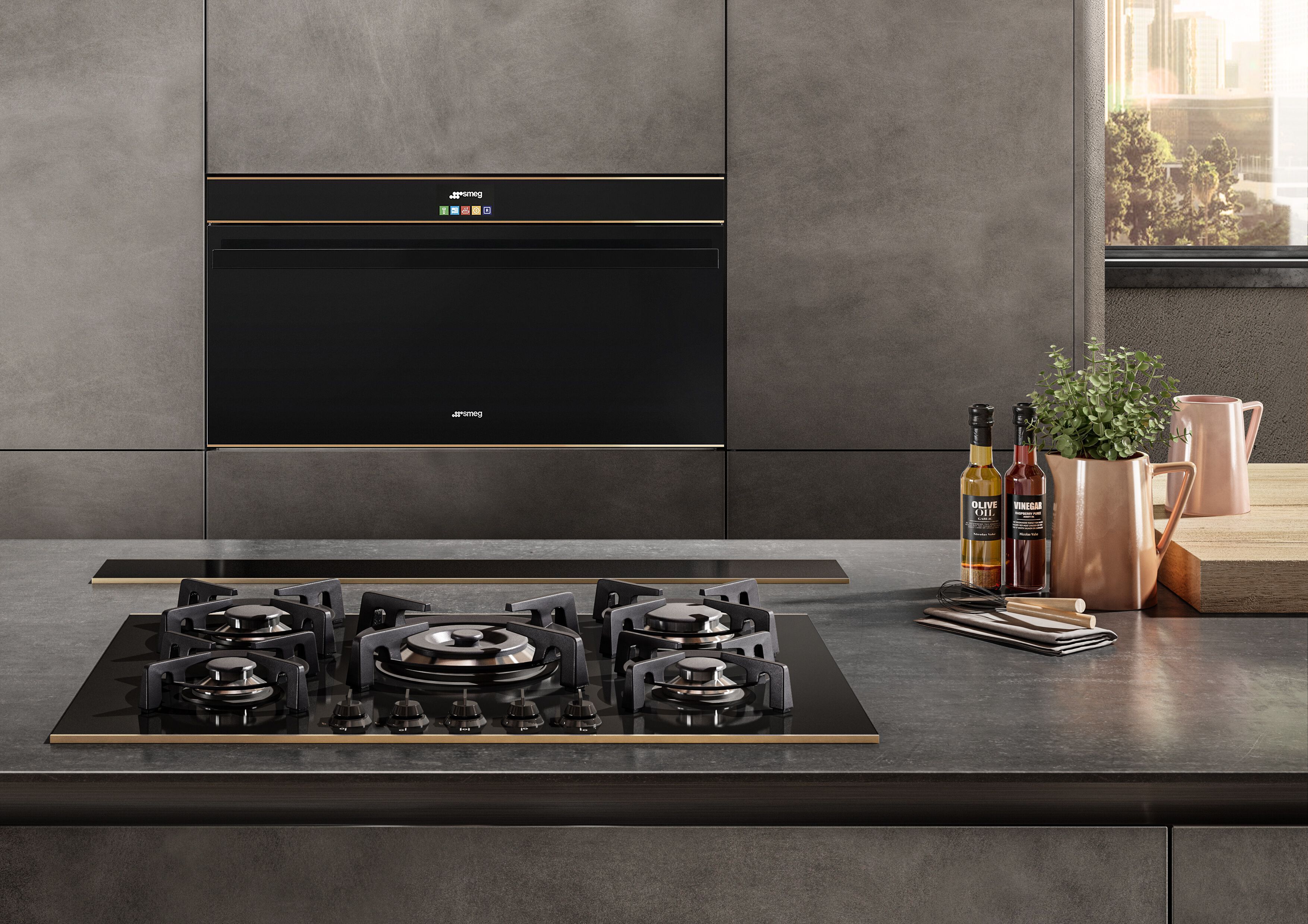 Газовая плита Smeg Dolce Stil Novo ARCH-00096623 - Вид №1