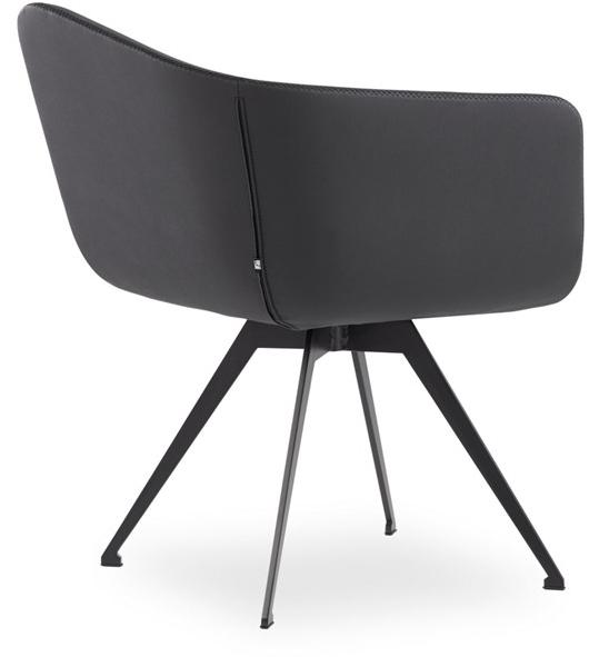 B&T Design Поворотное кожаное кресло Domino sun-id-1400113 - Вид №2