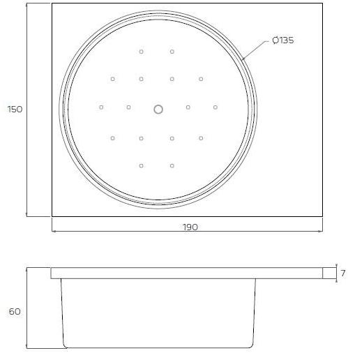 Relax Design Наземный прямоугольный акриловый мини-бассейн с гидромассажем sun-id-1443288 - Вид №3