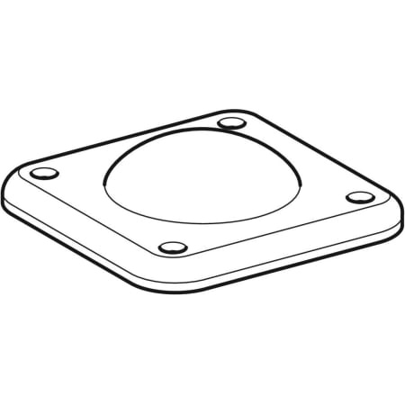 115.939.00.1 Система пневматического управления смывом унитаза Geberit, одинарный смыв, напольная ножная клавиша Geberit  - Вид №1