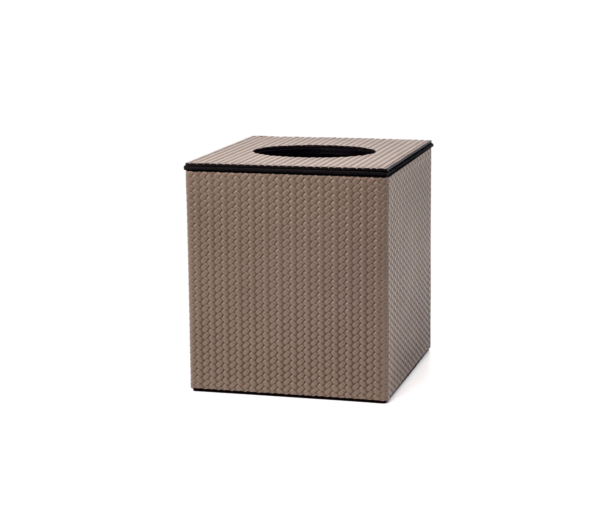 Квадратная коробка для салфеток с магнитной крышкой - 12,2X10,7XH12,5 см / зернистая кожа_верблюжья Pinetti 00.1582.029.011