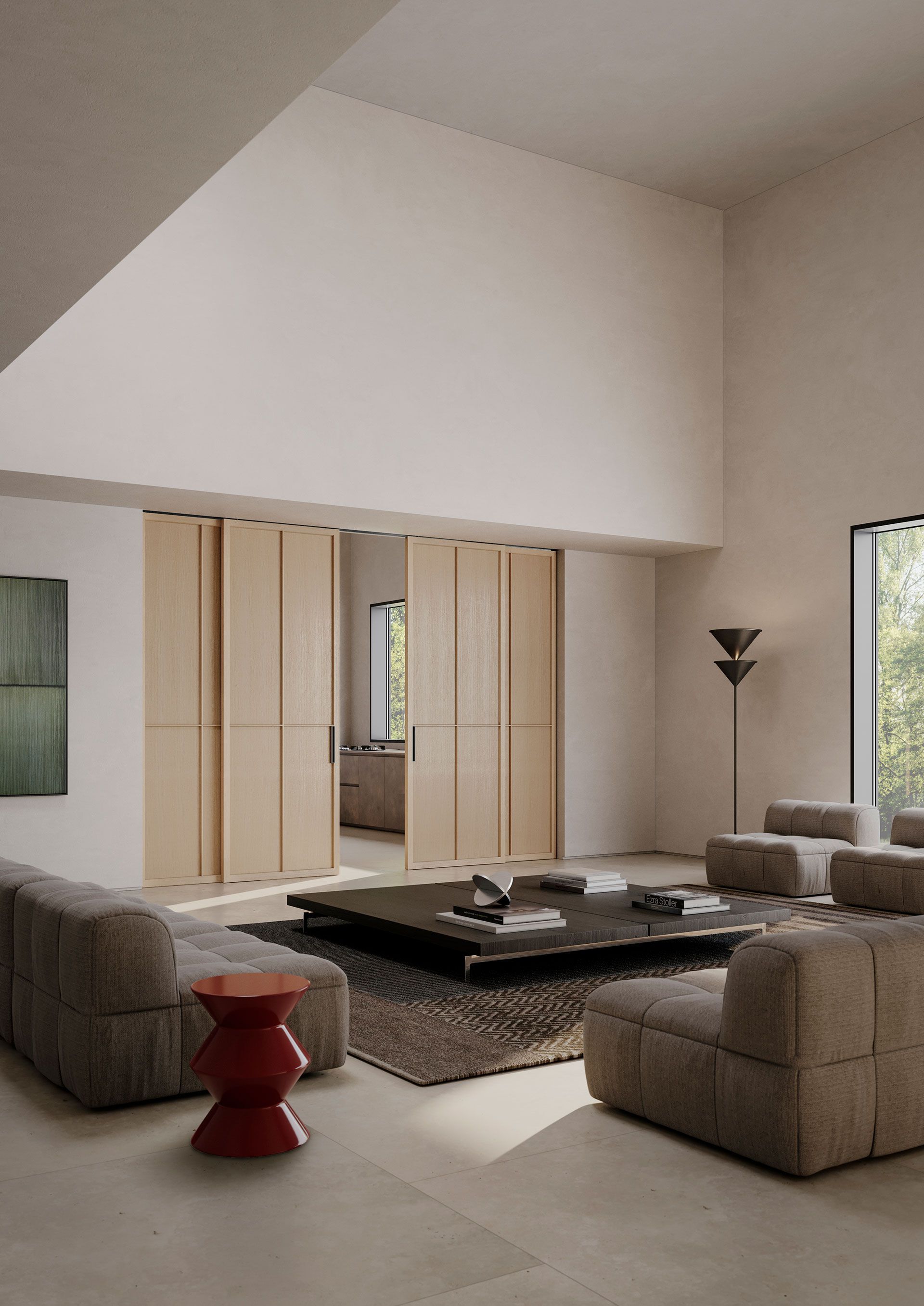 Стеклянная дверь Lualdi раздвижные и поворотные стеклянные системы ARCH-00024476 - Вид №9