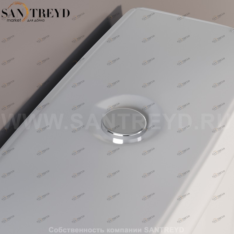 750990 Механизм “GEBERIT” двойного смыва, с кнопкой, для бочка (моноблок). Retro Kerasan