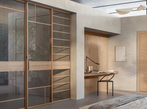 Стеклянная дверь