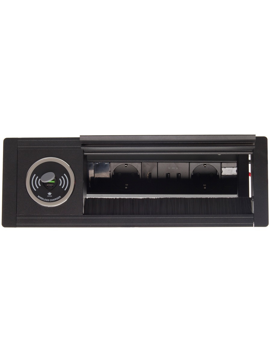 Блок электрических розеток Shield 12065 Black NAVAKO  - Вид №1