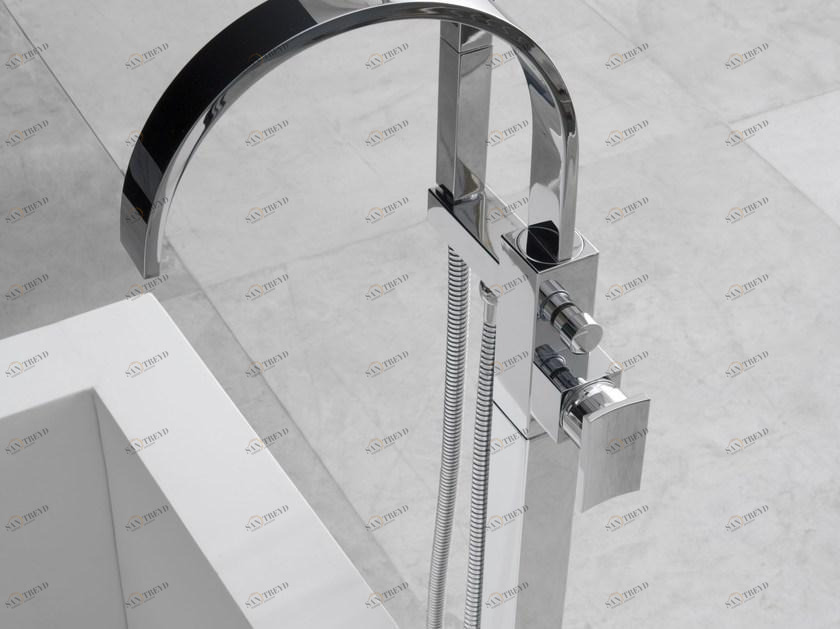 GRAFF Смеситель для ванны напольный с ручным душем Sade sun-id-1485319