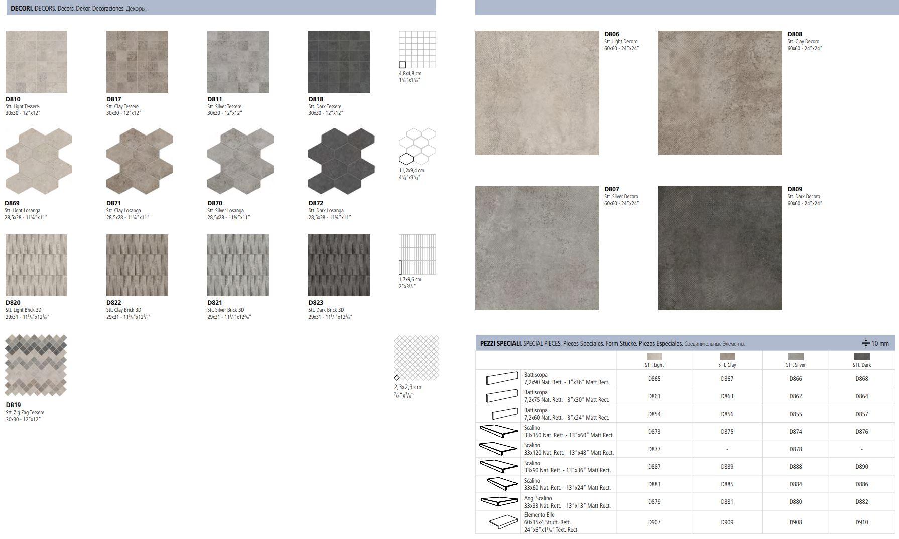 Marca Corona Керамогранит под бетон стены / напольная плитка Street sun-id-1413645 - Вид №15
