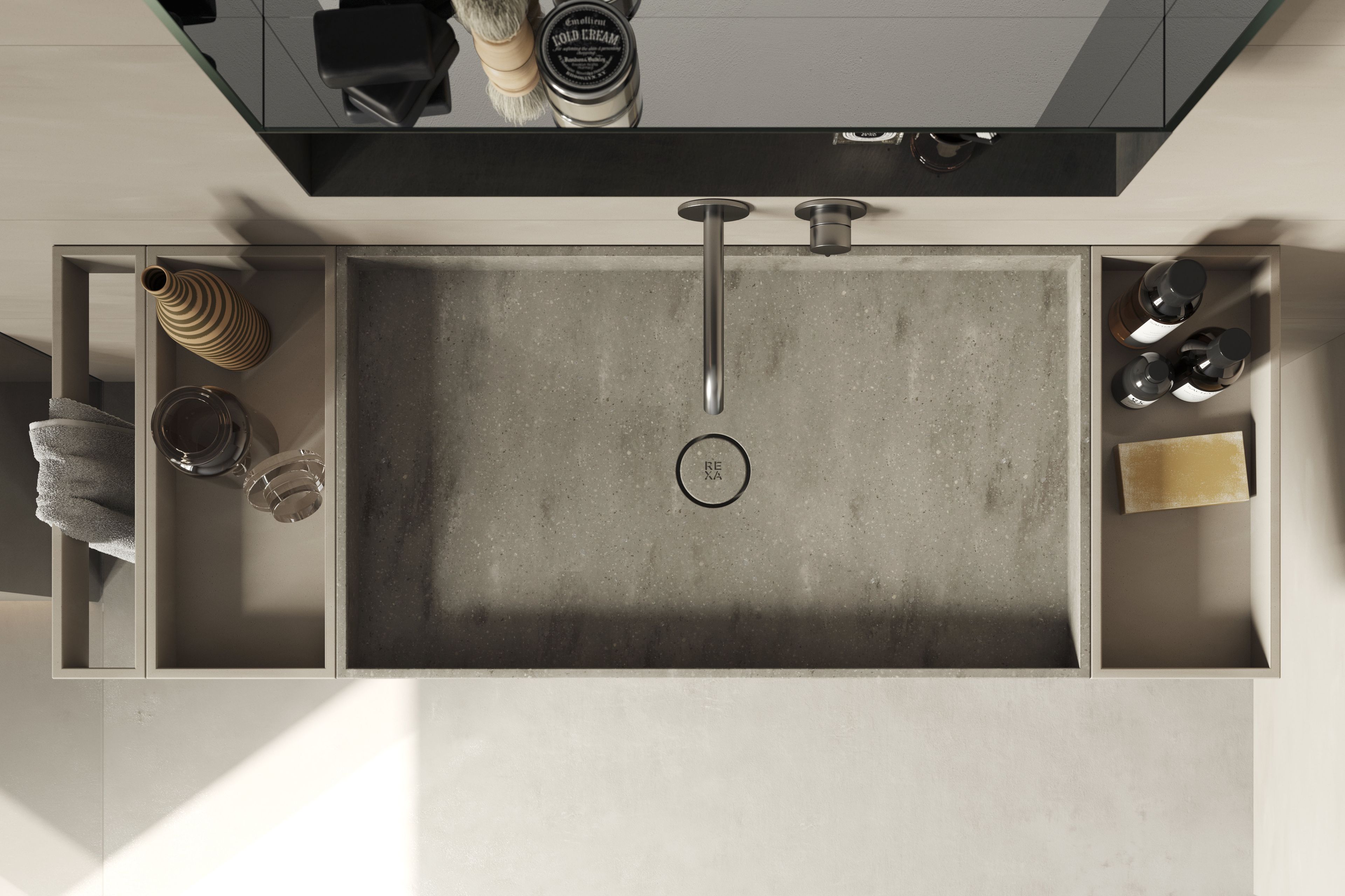 Раковина Corian® с поддоном Rexa Компактная жизнь ARCH-00097593 - Вид №2