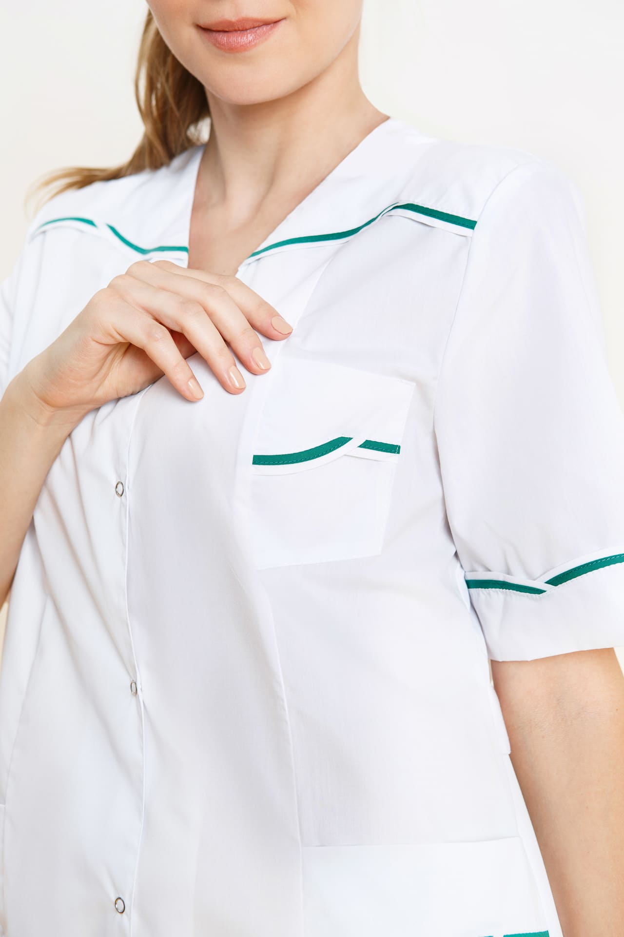 64759 Халат "Силуэт" женский  Медицинская одежда  размер 62/170-176 Спецодежда  - Вид №6