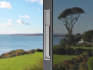 Утопленная алюминиевая ручка для стеклянной двери