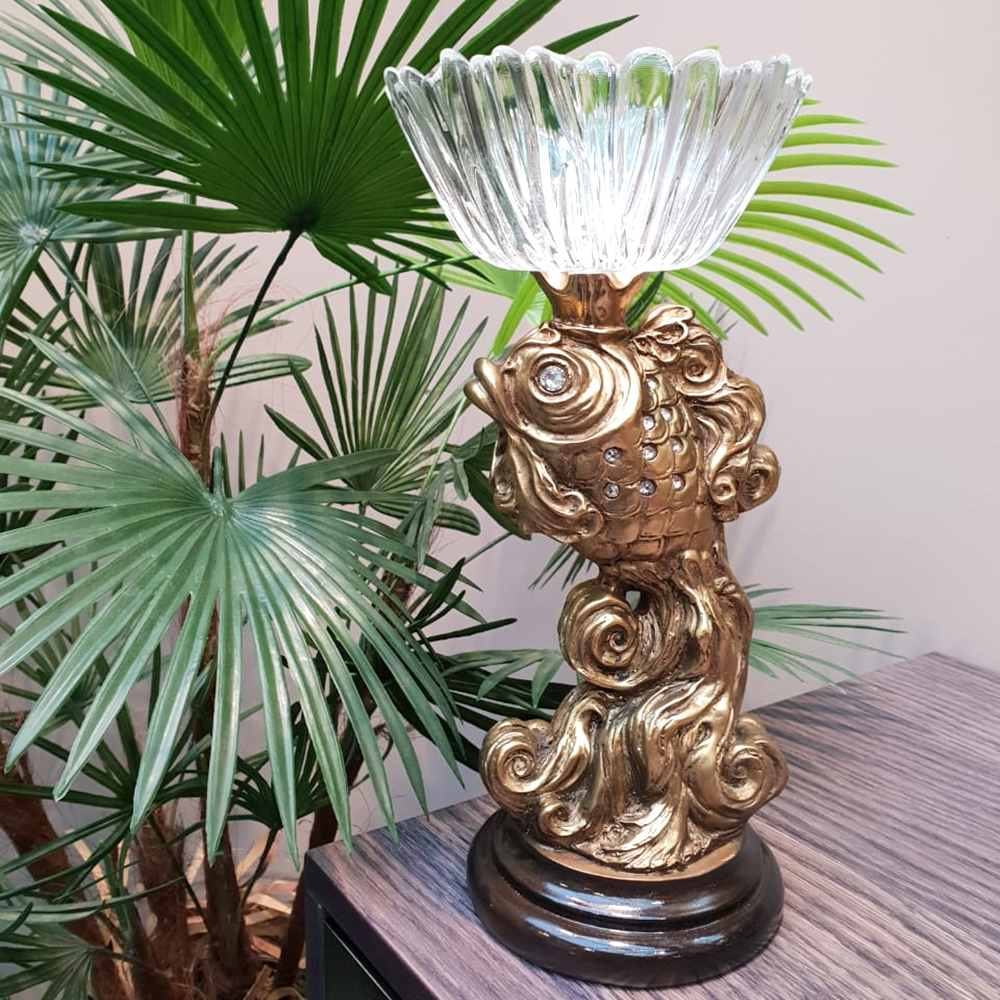 52019 Фруктовница-конфетница Заветное желание Золото BOGACHO 4627138240137 - Вид №1