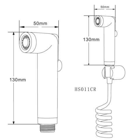 Orange HS011cr Гигиенический душевой набор прозрачный sun-id-1517017 - Вид №2