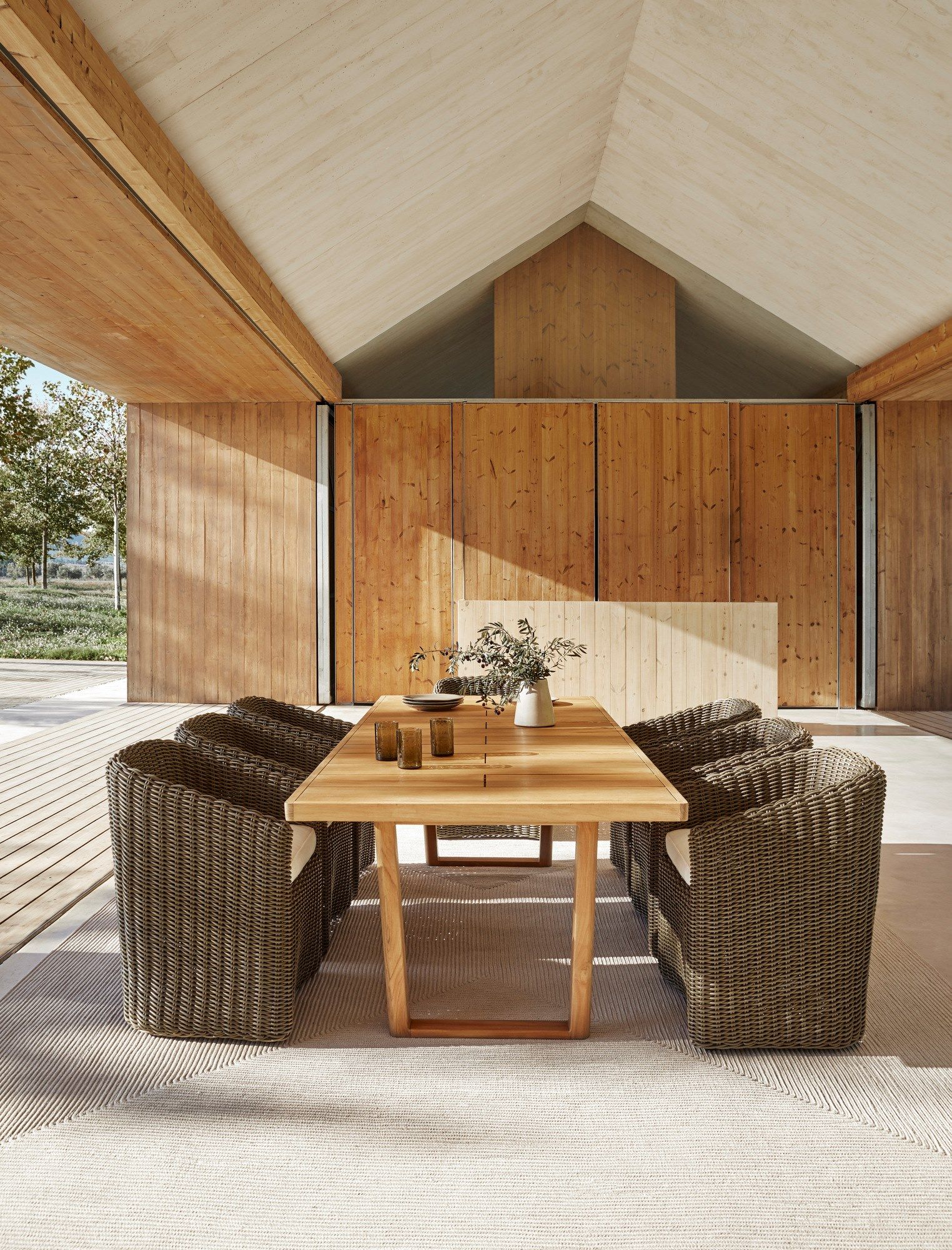 Прямоугольный садовый стол из тикового дерева POINT Heritage ARCH-00019195 - Вид №3