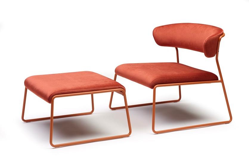 SCAB DESIGN Прямоугольный пуф из ткани с обивкой Lisa sun-id-1432810 - Вид №3