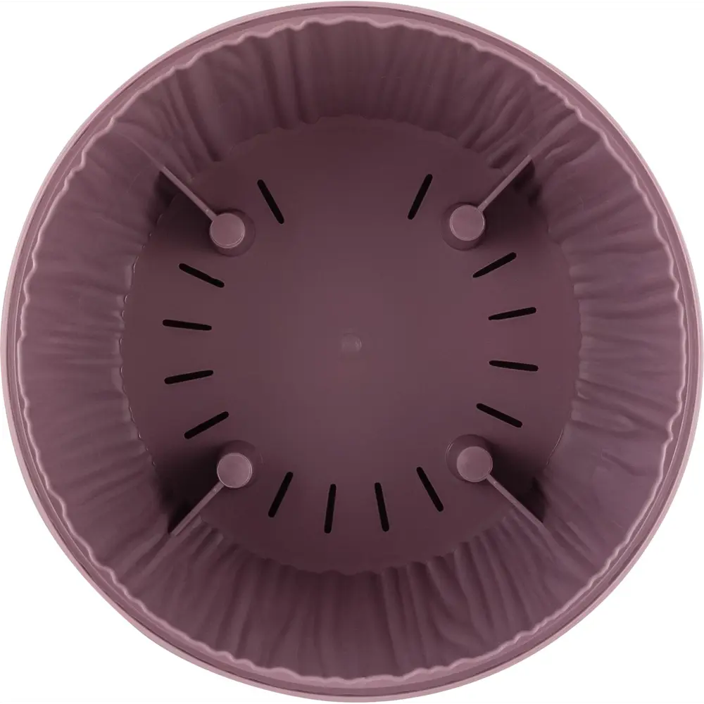 Горшок цветочный Ingreen Barcelona ø15.5 h14 см v1.8 л пластик морозная слива STLM-2095100 - Вид №1