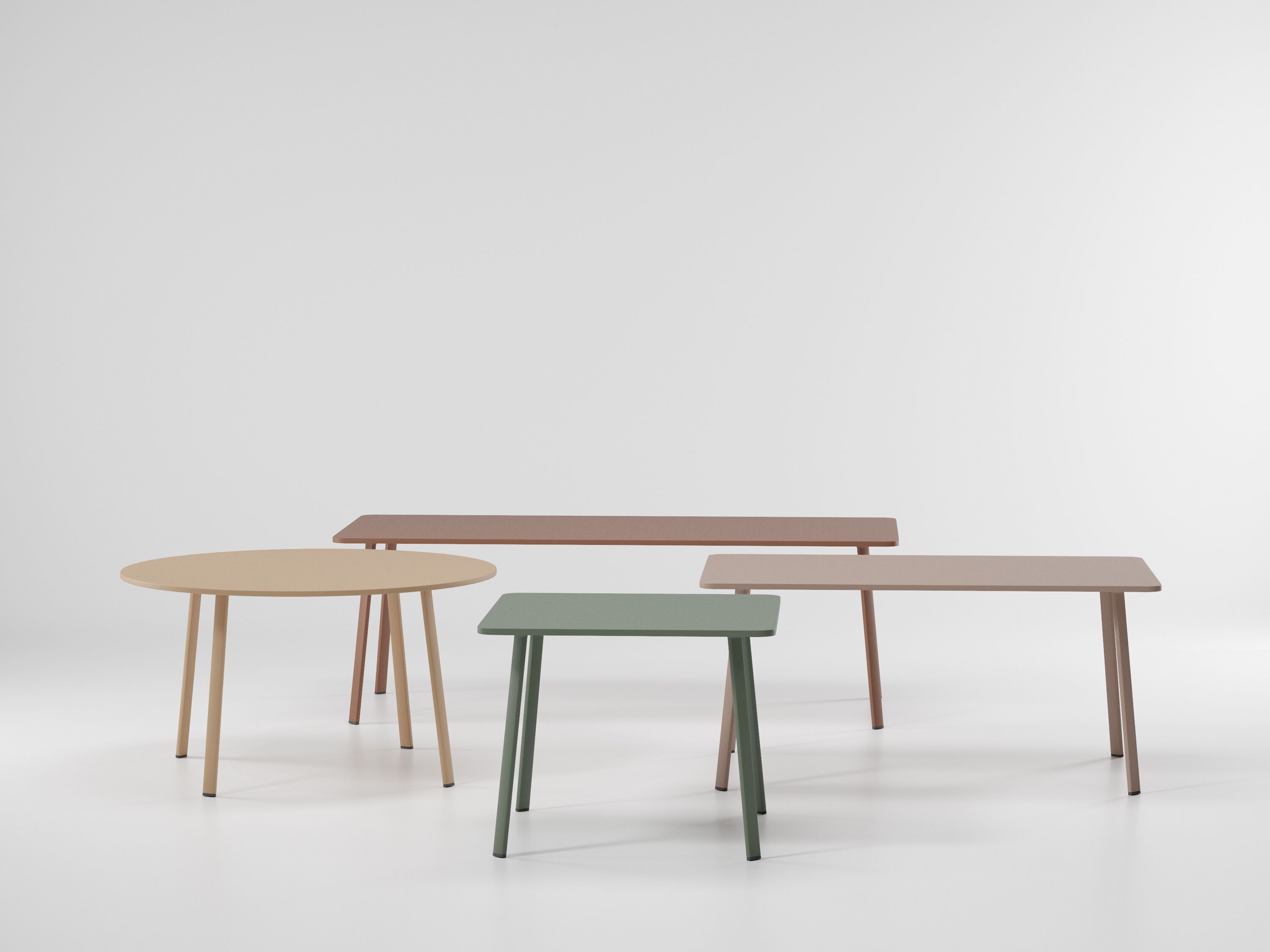 Алюминиевый круглый садовый стол Kettal деревня ARCH-00061191 - Вид №3