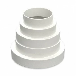 Соединитель центральный, универсал. круглых воздуховодов В150/125/100/80 ПУ15.12.10.8