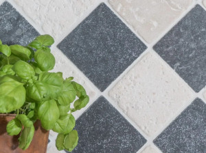 Пол / покрытие из черного мрамора Marquina