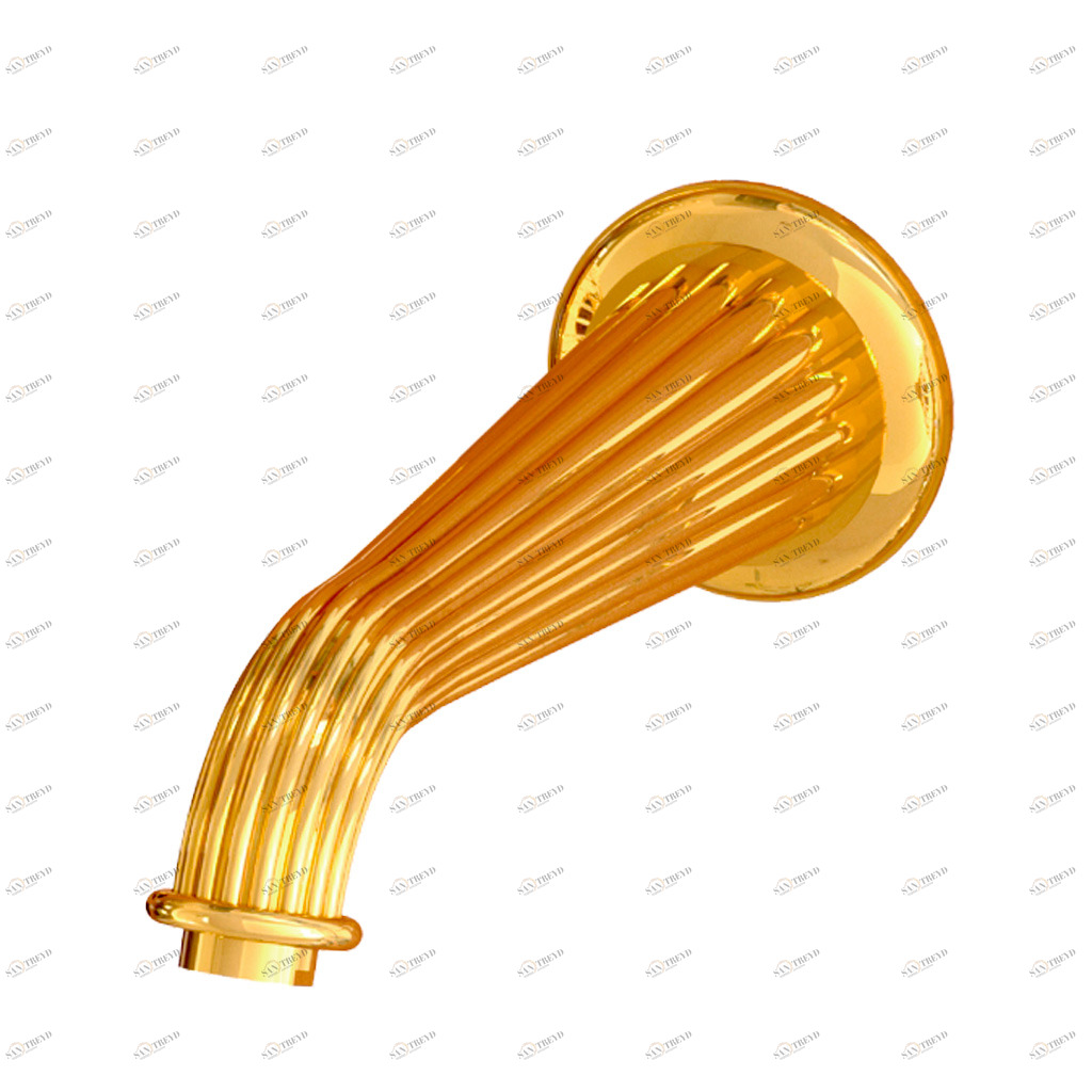 C68-3WS1 C68-3WS1 Излив на ванну настенный ХРУСТАЛЬНЫЙ КУПОЛ Cristal & Bronze COUPOLE CRISTAL 